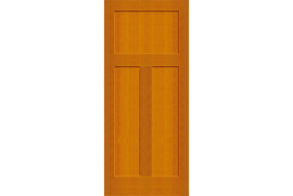 Interior Door - 3 Panel T-style VG Fir  Shaker