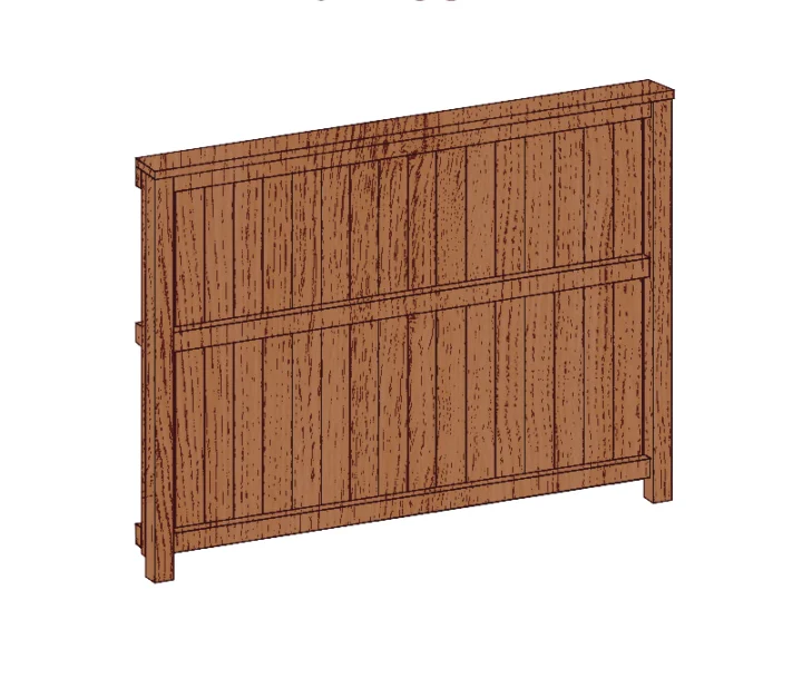 Garrison Fence Package in Sienna Pro Treated Lumber