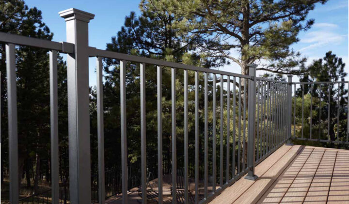 Fortress Exterior Railing in Black