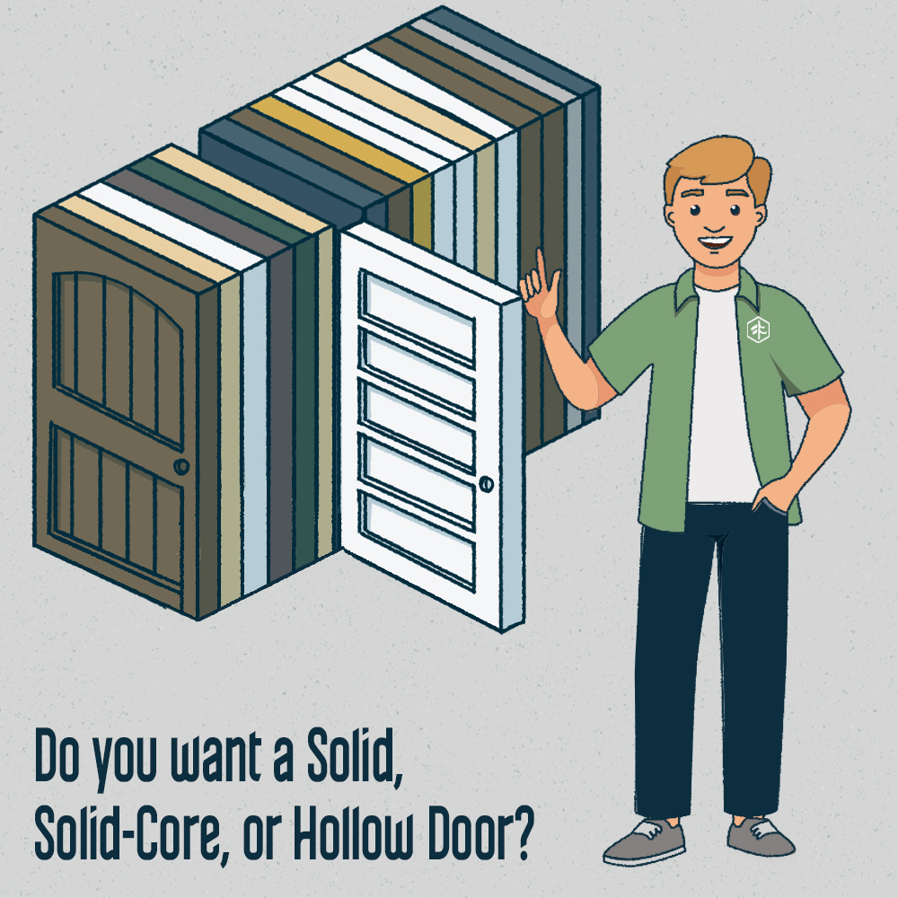 Featured image for “How to Choose Between Interior Hollow-Core Doors and Solid-Core Doors?”