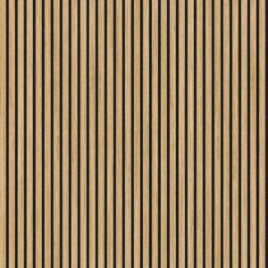 Grooved panel with Kalmate felt - Light Oak